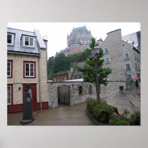 Poster Quebec City Street
