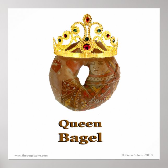 Poster Queen Bagel (Devant)