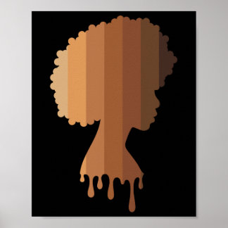 Poster Queen Black Women Black History Mois Blm Juneteen