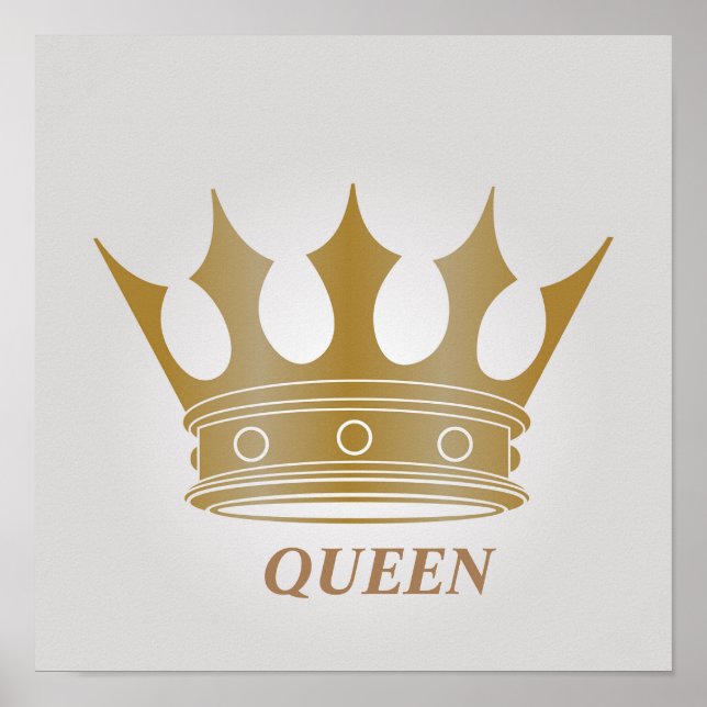 POSTER QUEEN CROWN (Devant)