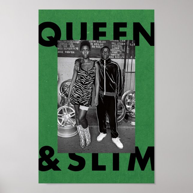 Poster Queen et Slim Green (Devant)