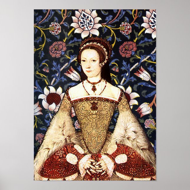 Poster Queen Katherine Parr d'Angleterre Portrait (Devant)