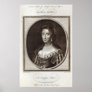 Poster Queen Mary au palais de Kensington