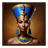 "Queen Nefertiti" Belle reine africaine antique