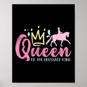 Poster Queen Of The Dressage Ring Aime L'Équitation