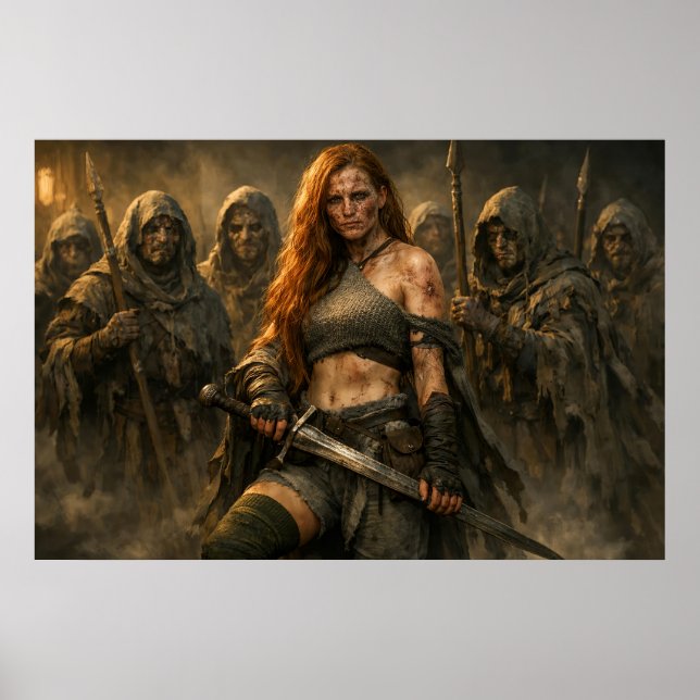 Poster Queen of the Lepers (Devant)