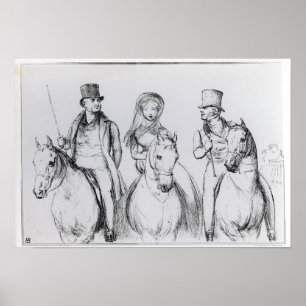 Poster Queen Victoria, Lord Melbourne et Lord Russell