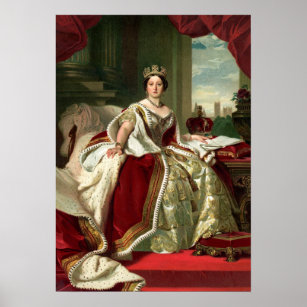Poster Queen Victoria Portrait