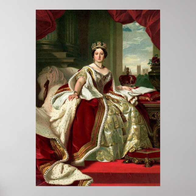 Poster Queen Victoria Portrait (Devant)