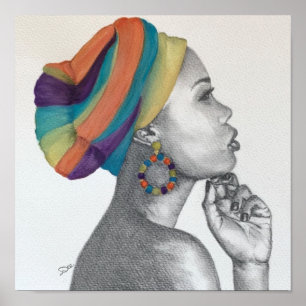 Poster QuEENCONFIDENCE Premium Canvas Print (11x11)