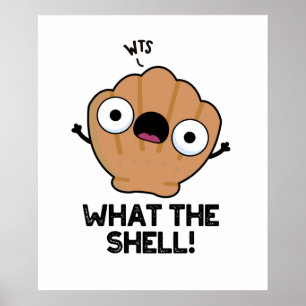 Poster Quel drôle de coquille de la mer des animaux
