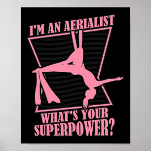 Poster Quel est votre superpuissance Gymnastique Yoga aér