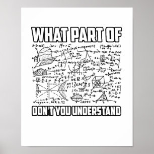 Poster Quelle Partie De Ne Comprenez-Vous Pas ? Drôle De