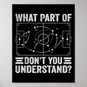 Poster Quelle partie du football ne comprenez-vous pas Fo
