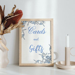 Poster Quelque chose de bleu avant de faire signe de douc