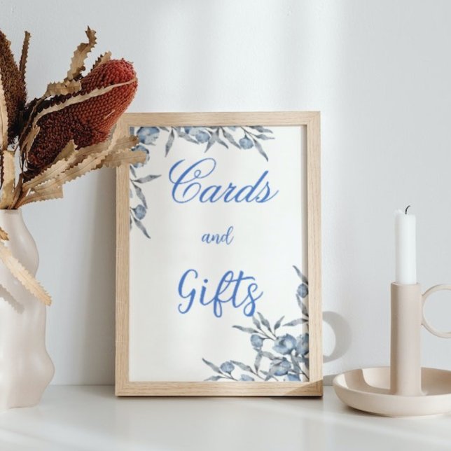 Poster Quelque chose de bleu avant de faire signe de douc (Créateur téléchargé)