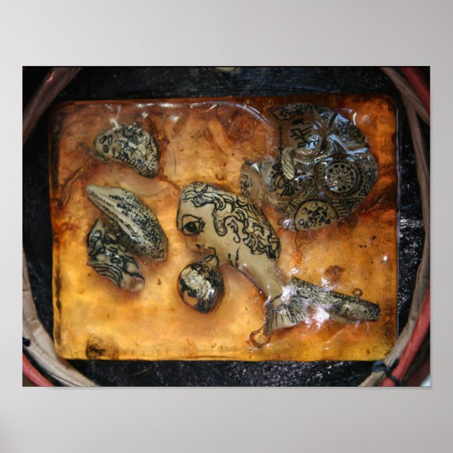 Poster Quelque chose d'étrange attrapé dans l'affiche en  (Devant)