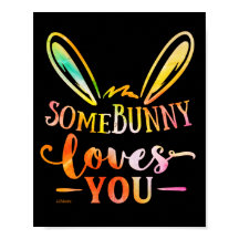 QUELQUES BUNNY VOUS AIME drôle cadeau de vacances 
