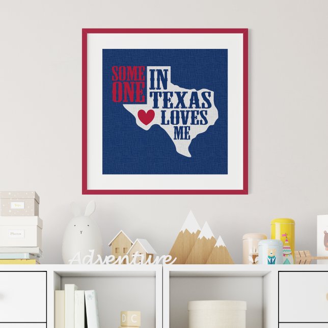 Poster Quelqu'un au Texas m'aime (Créateur téléchargé)