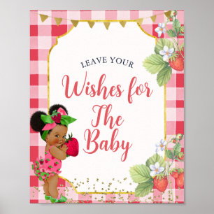 Poster Quelqu'un Berry Sweet Strawberry désire pour bébé