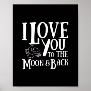 Poster Quelqu'un de Spécial Je T'Aime Jusqu'à La Lune Et