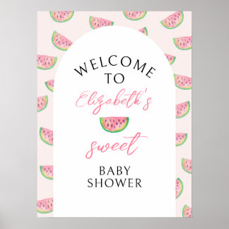 Poster Quelqu'un de Sweet est en route, Baby shower, Swee