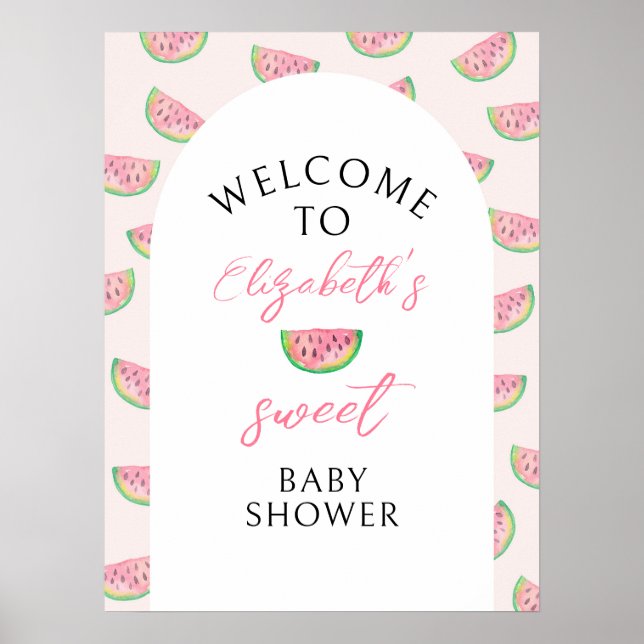 Poster Quelqu'un de Sweet est en route, Baby shower, Swee (Devant)