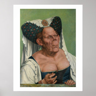Poster Quentin Massys, La duchesse laide, vers 1525