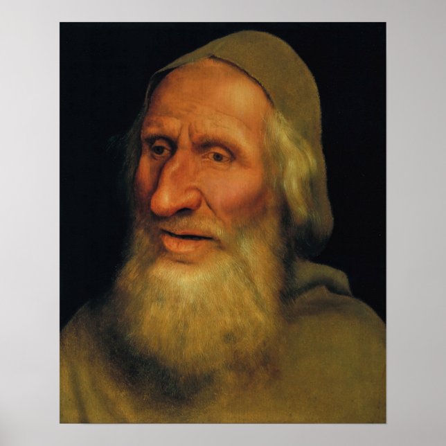 Poster Quentin Matsys - Chef d'un vieil homme (Devant)