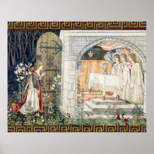 Poster Quest for Holy Grail,Vision of Angels to Perceval