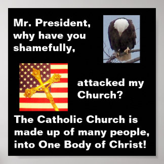 Poster Question à l'affiche du président