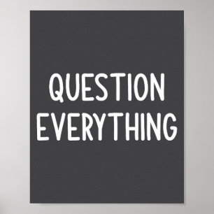 Poster Question Amusante Tout Blague Sarcasme Famille