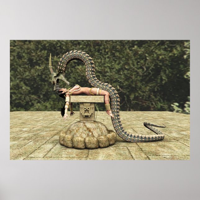 Poster Quetzalcoatl Descendant 003 (Devant)