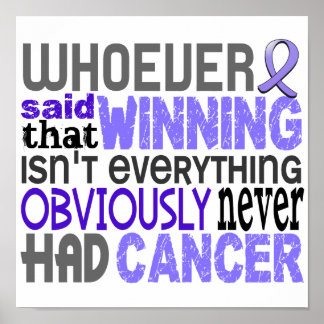 Poster Qui A Dit Le Cancer De L'Esophage