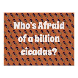 Poster Qui a peur d’un milliard de Cicadas ?