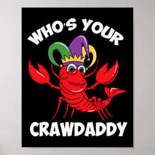 Poster Qui est ton père de famille Mardi Gras Carnival