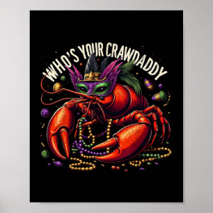 Poster Qui est votre père de famille Dabbing Crawfish Mar