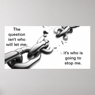 Poster Qui m'arrêtera