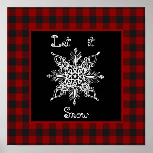 Poster Qu'il neige 