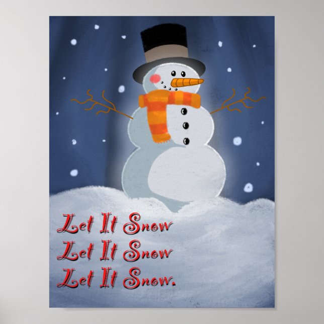 Poster Qu'il neige ! (Devant)