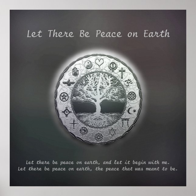 Poster Qu'il y ait la paix sur Terre (Devant)