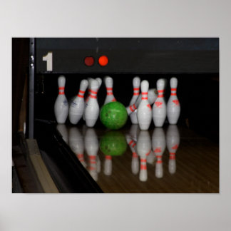 Poster Quille de bowling