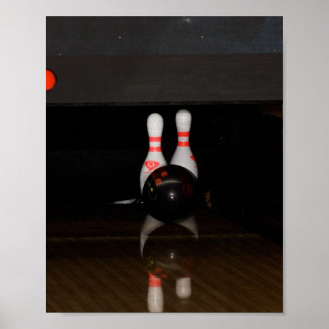 Poster Quille de bowling (Devant)