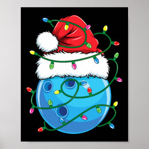 Poster Quilles Byll Avec Chapeau De Père Noël Hommes Garç