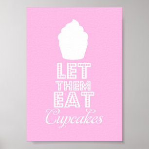 Poster Qu'ils mangent des cupcakes