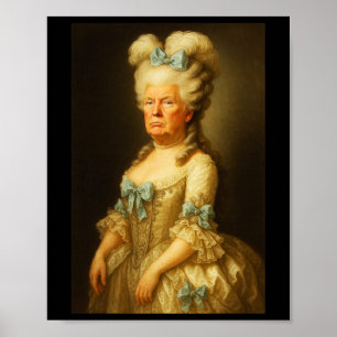 Poster Qu'ils mangent des tacos - Marie Trump Antoinette