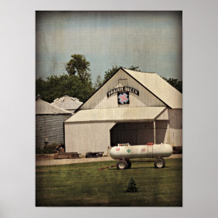 Poster Quilt Prairie Queen Barn