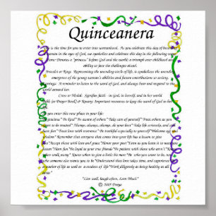 Poster quinceanera