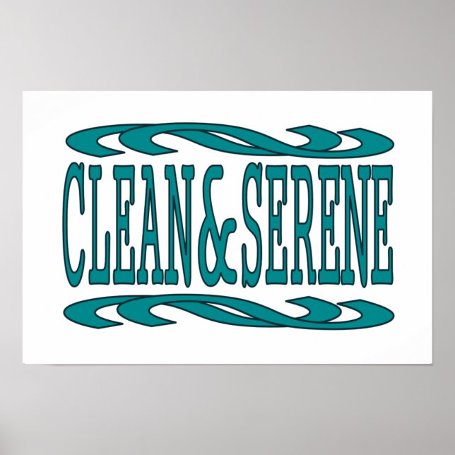 Poster Quote de récupération Inspirationnelle propre et s (Devant)