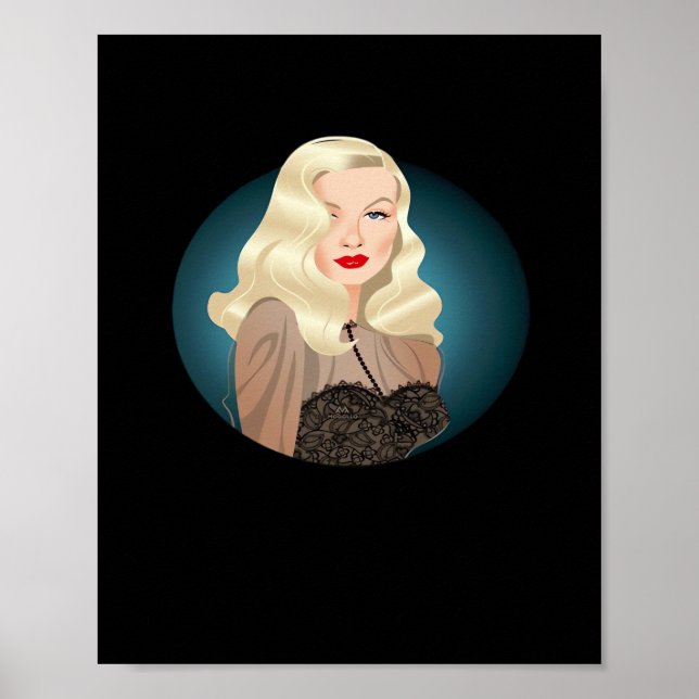 Poster Quote Peekaboo Éffrayant (Devant)